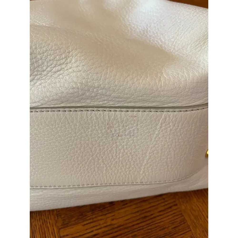 Tom Ford Sedgwick Xipper bag pebbled cream leather